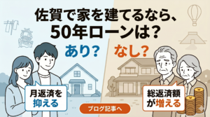【佐賀 注文住宅】佐賀で家を建てるなら「50年ローン」はあり？なし？